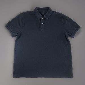 J.CREW Factory Men's Flex Pique Polo Shirt Blue Size Medium